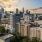 Photo of the city skyline including our building